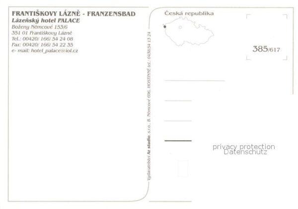 Franzensbad Tschechien Lazensky Hotel Palace – Bild 2