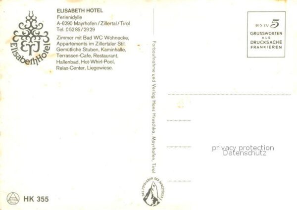 Mayrhofen Zillertal Elisabeth Hotel – Bild 2