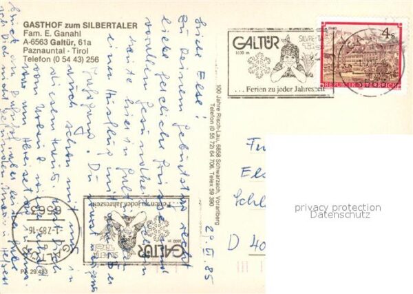 Galtuer Tirol Gasthaus zum Silbertaler – Bild 2