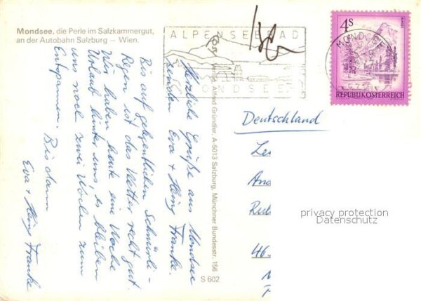 Mondsee Salzkammergut Fliegeraufnahme – Bild 2