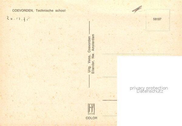 Coevorden Technische School Schule – Bild 2