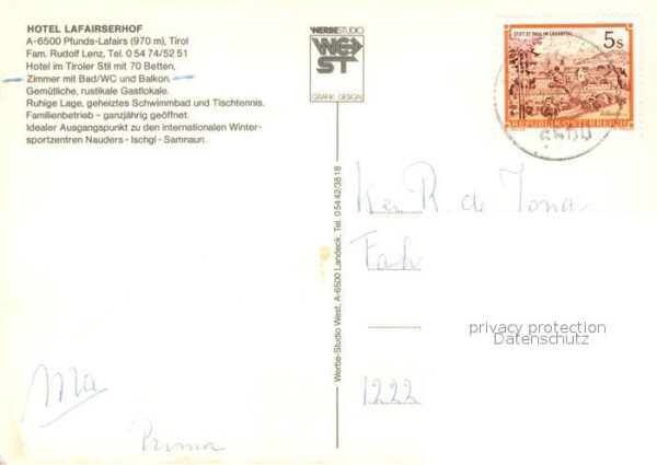 Pfunds Hotel Lafairserhof im Winter Bergbahn A – Bild 2