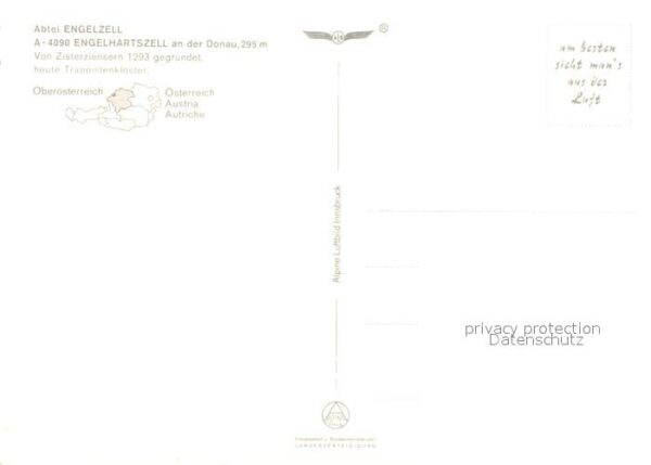 Engelhartszell Donau Oberoesterreich Stift Engelzell Kloster Donautal Fliege – Bild 2