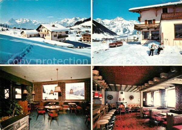 Werfenweng Cafe Pension Hochthron Gastraum Winterl