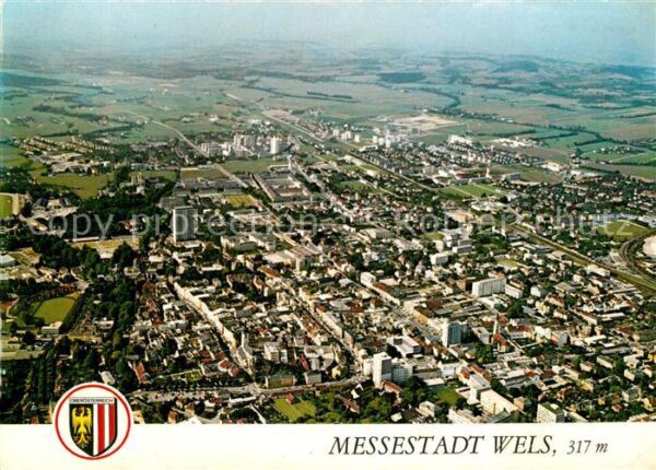 Wels Messestadt Fliegeraufnahme