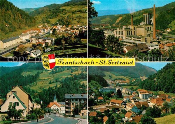 Frantschach-St.Gertraud Teilansichten Industrie Fabrik