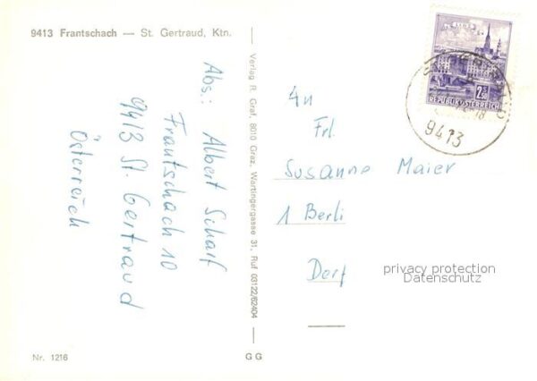Frantschach-St.Gertraud Teilansichten Industrie Fabrik – Bild 2