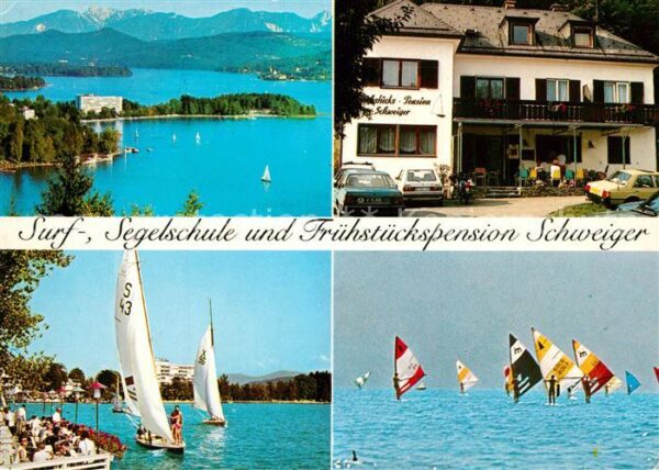 Poertschach Woerthersee Surfschule Segelschule Gästehaus Pensio