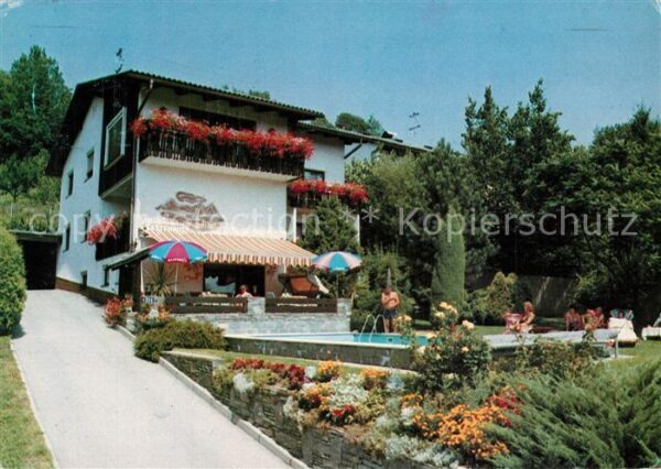 Krumpendorf Woerthersee Gästehaus Panorama Swimming Pool