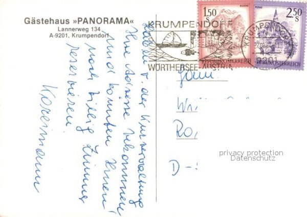 Krumpendorf Woerthersee Gästehaus Panorama Swimming Pool – Bild 2