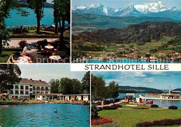 Reifnitz Woerthersee Strandhotel Sille Bootsanleger Dampfer