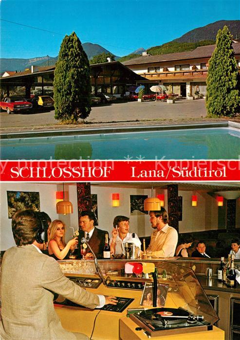 Lana Meran Gasthof Restaurant Schlosshof Swimming