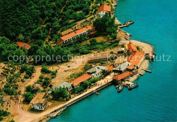 Daphni Athen Hafen Berg Athos Fliegeraufnahme