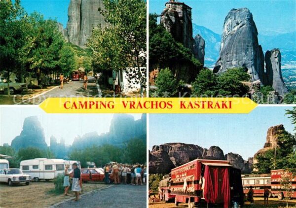 Kastraki Camping Vrachos Meteora Kloster Felsen