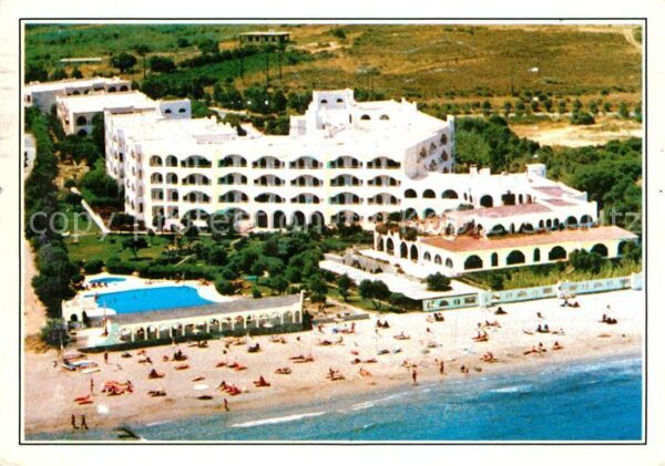 Linoperamata Akti Zeus Hotel Strand Fliegeraufnahme