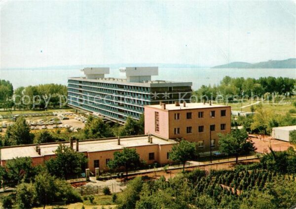 Balatonfuered Annabella Szallo Hotel Blick auf den Pl