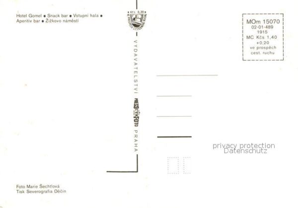 Ceske Budejovice Hotel Gomel Snack Bar Marktplatz Innens – Bild 2