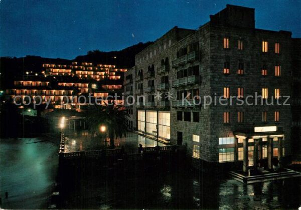Budva Hotel Avala Nachtaufnahme