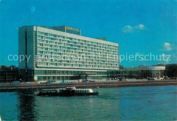 Leningrad St Petersburg Hotel Leningrad Fluss Fahrgastschiff