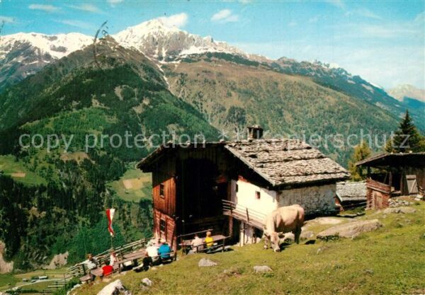 Neustift Stubaital Tirol Autenalm gegen Hohen Burgstall Stubaier