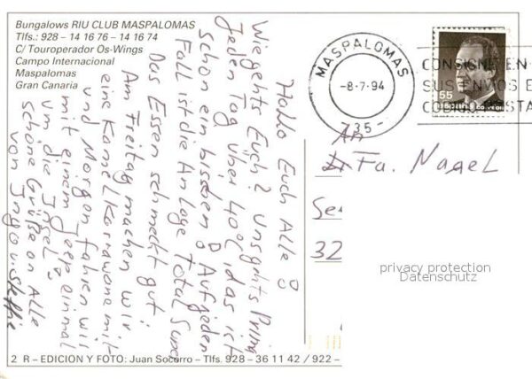 Maspalomas Bungalows Riu Club Swimming Pool – Bild 2