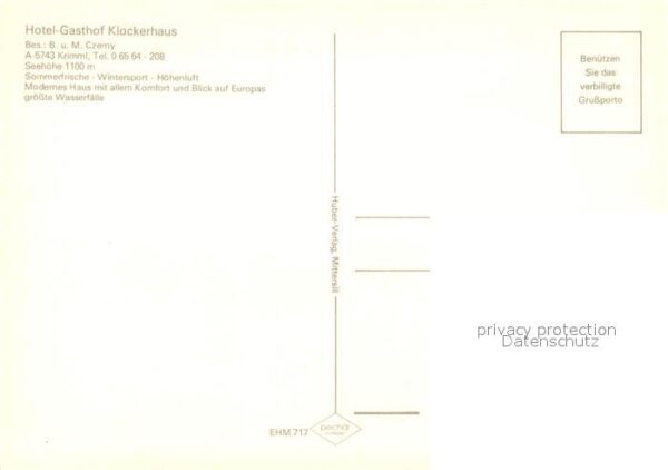 Krimml Hotel Gasthof Klockerhaus Sommerfrische – Bild 2