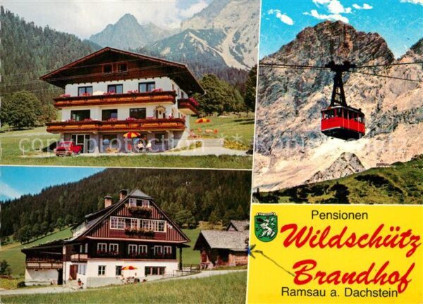 Ramsau Dachstein Steiermark Pensionen Wildschütz und Brandhof Bergb