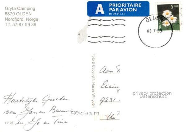 Olden Nordfjord Gryta Camping  Landschaftspanorama Berg – Bild 2