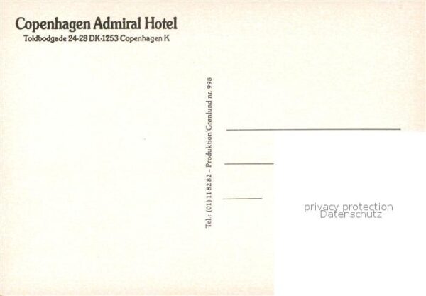 Copenhagen Kobenhavn Admiral Hotel Restaurant – Bild 2