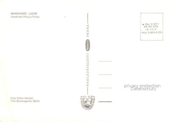Marianske Lazne Interhotel Palace Praha – Bild 2
