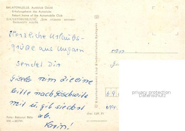 Balatonlelle Autoklub Üdülö Erholungsheim – Bild 2