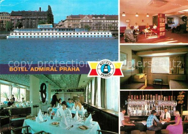 Smichow Prag Botel Admiral Bootshotel Restaurant
