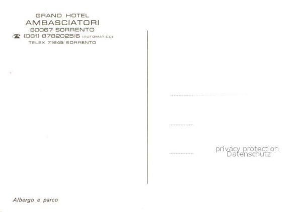 Sorrento Campania Grand Hotel Ambasciatori – Bild 2