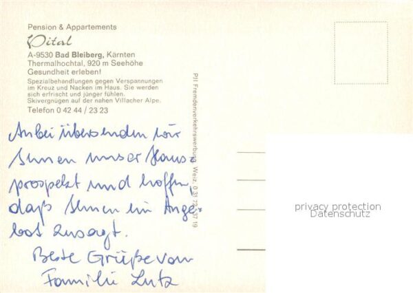 Bad Bleiberg Pension Appartements Vital im Winter – Bild 2
