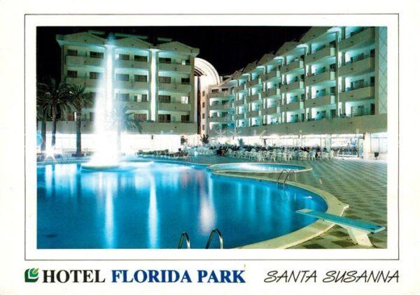 Santa Susanna Hotel Florida Park Swimming Pool Nachta