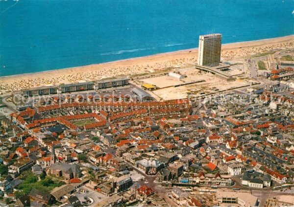 Zandvoort Holland Luchtopname met Hotel Bouwes