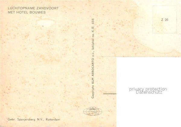 Zandvoort Holland Luchtopname met Hotel Bouwes – Bild 2