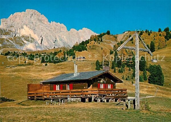 Santa Cristina Valgardena Baita Gamsblut Hütte Aschgleralm Gröden