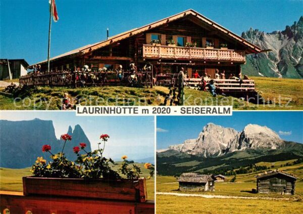 Seiser Alm Dolomiten Laurinhütte Berghütte Schlerngebiet Dol