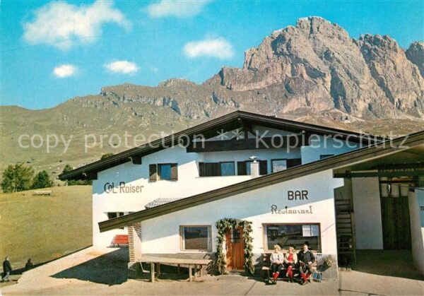Val Gardena Col Reiser Bar Ristorante Dolomiti Berg