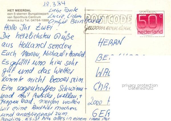 America Niederlande Bungalowpark het Meerdal Sporthuis Cent – Bild 2