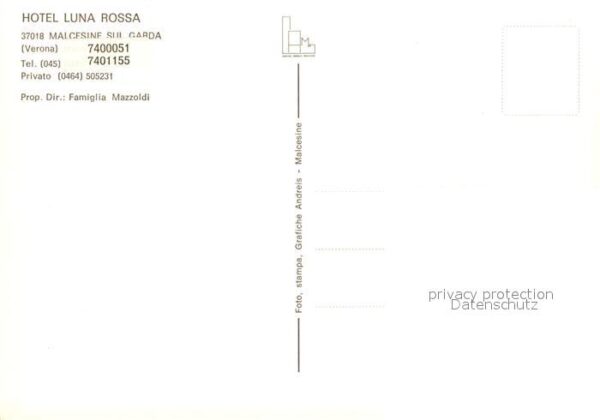 Malcesine Lago di Garda Hotel Luna Rossa – Bild 2