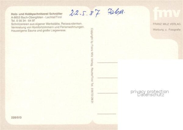 Obergiblen Bach Holz- und Hobbyschnitzerei Schnöller Wu – Bild 2