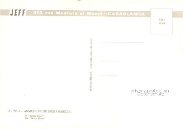 Casablanca Samir Hotel Swimming Pool – Bild 2
