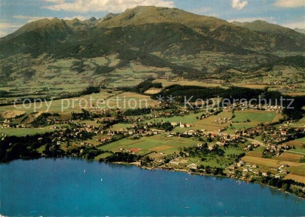 Seeboden Millstaettersee Fliegeraufnahme