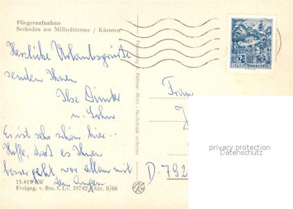 Seeboden Millstaettersee Fliegeraufnahme – Bild 2