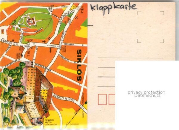Siklos Burg Klappkarte – Bild 2