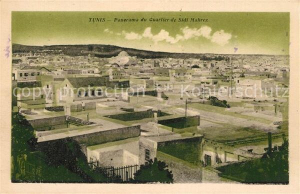 Tunis Panorama Quartier de Sidi Mahrez
