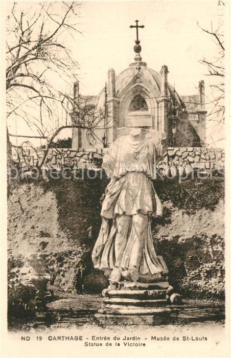 Carthage Karthago Jardin Musee de Saint Louis Statue Vict