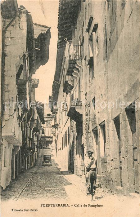 Fuenterrabia Hondarribia Calle de Pampinot